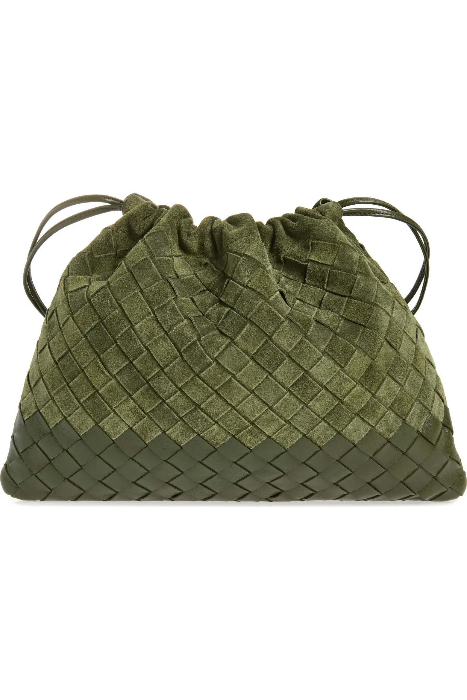 Medium Dustbag Intrecciato Suede & Leather Shoulder Bag (Women) | Nordstrom | Nordstrom