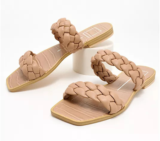 "As Is" Dolce Vita Double Braided Strap Sandals - Indy | QVC