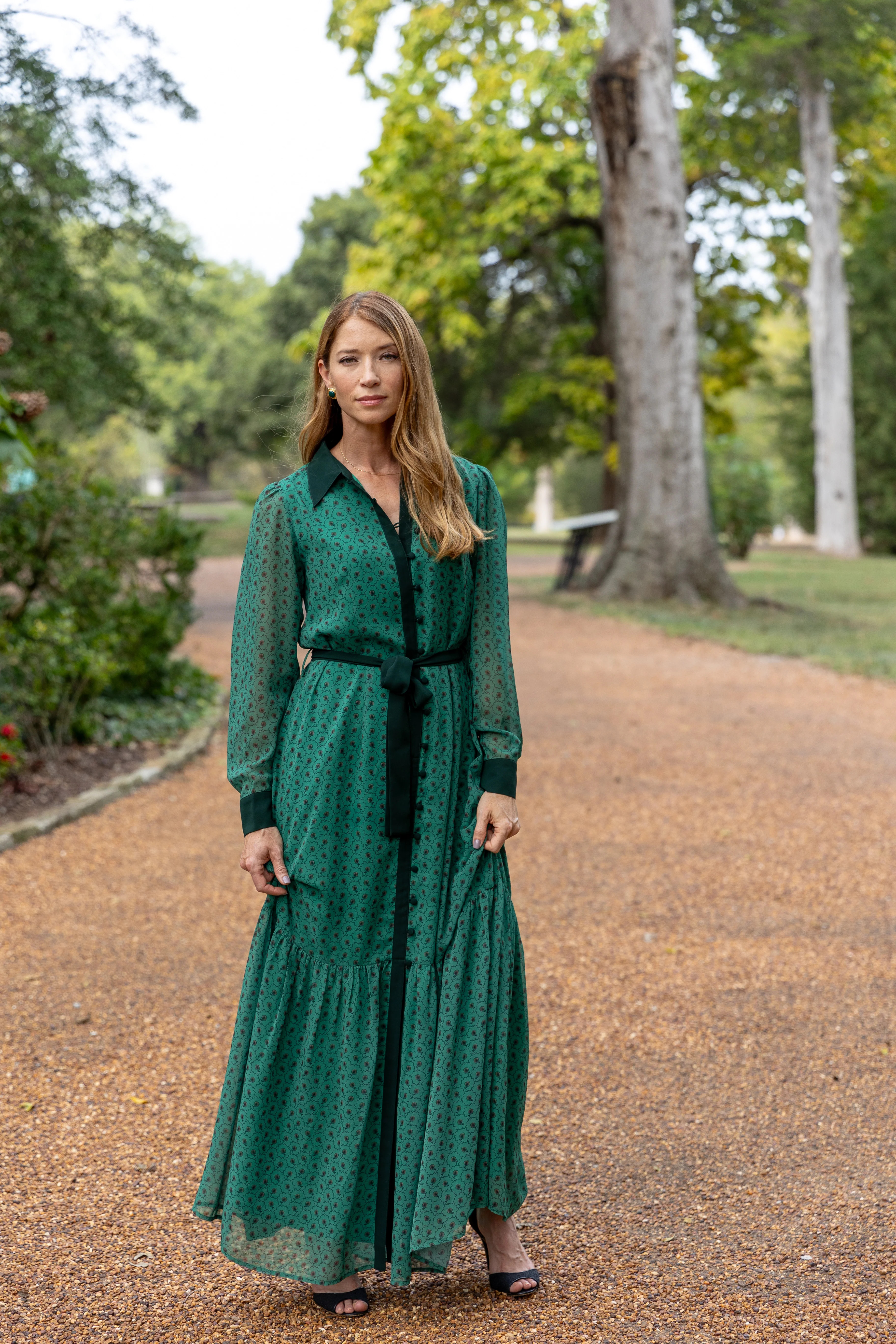 THE ASHTON DRESS - GREEN FLORAL | Modafleur