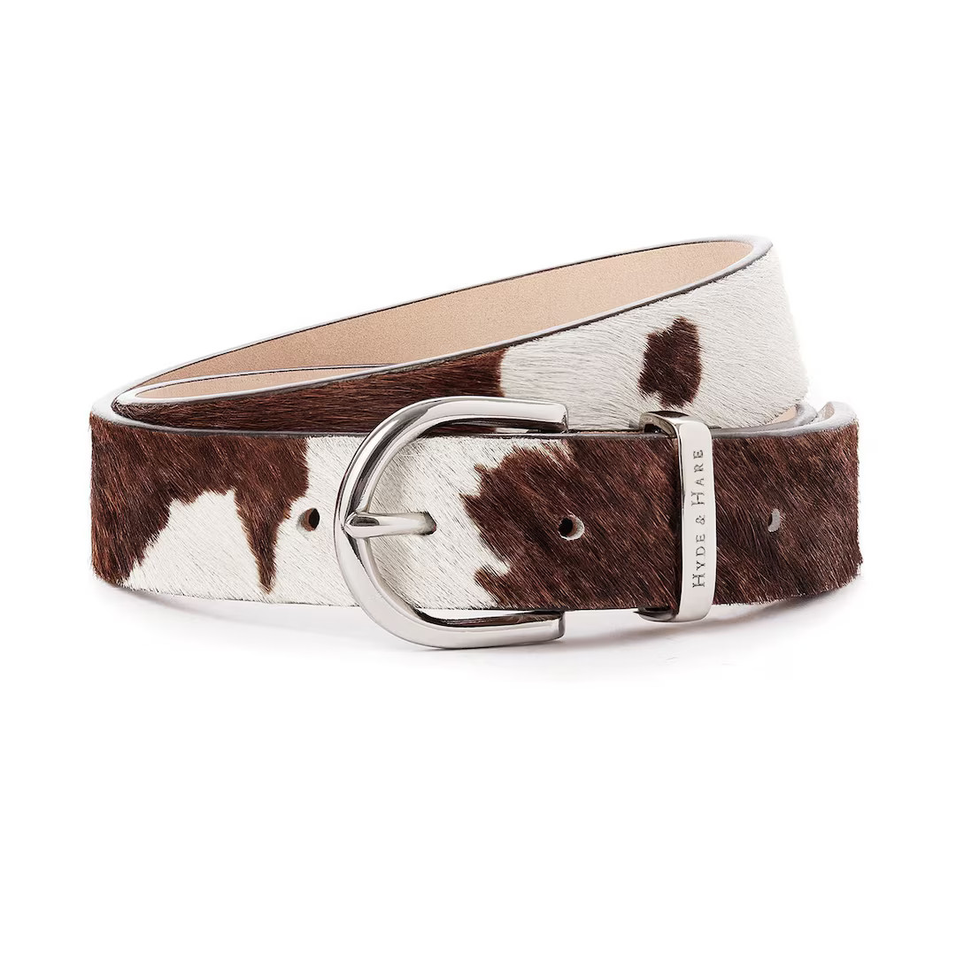 Cowhide Belt Cow Hide Belt Made in England - Etsy | Etsy (US)