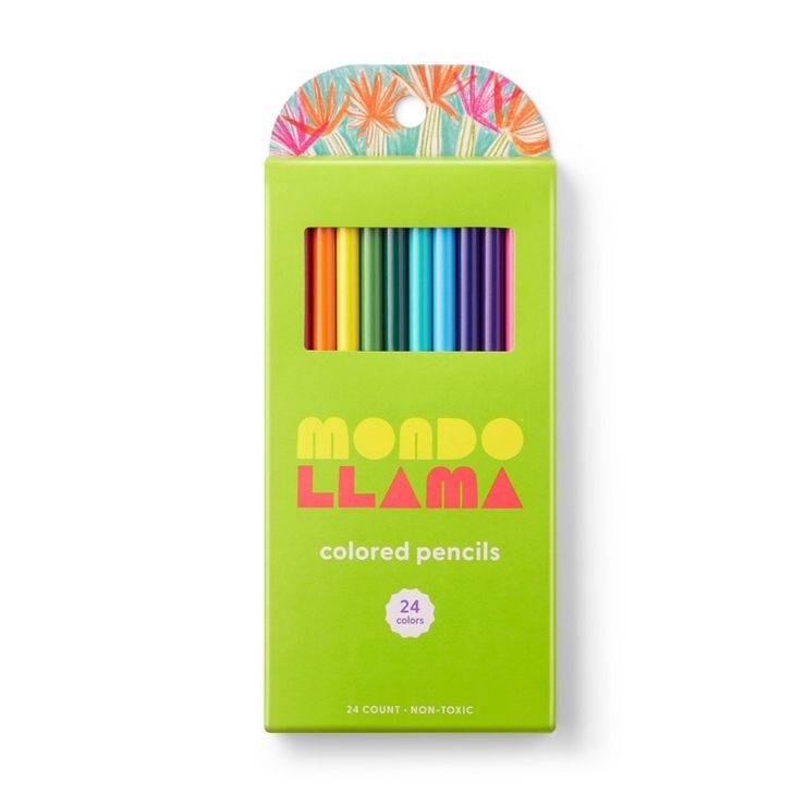 24ct Colored Pencils - Mondo Llama™ | Target
