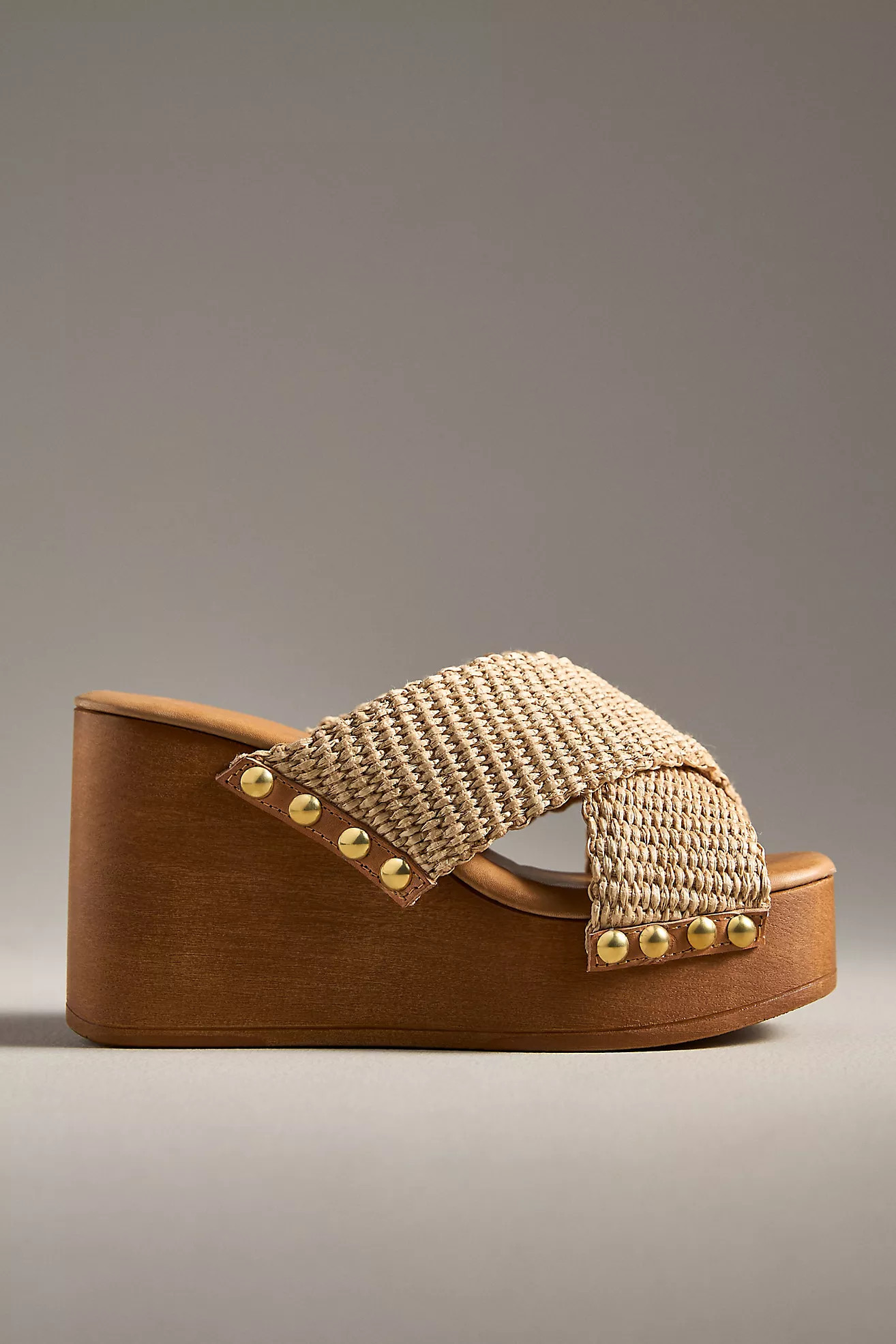 By Anthropologie Cross-Strap Wedge Heels | Anthropologie (US)