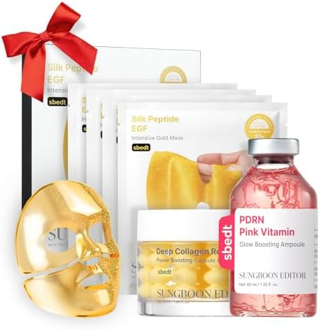 SUNGBOON EDITOR Skin Barrier & Glow HOMETOX Trio for Healthy-Looking Skin, Gold Mask & PDRN Ampou... | Amazon (US)