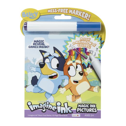 Imagine ink® Magic ink Pictures Mess-Free Coloring Book - Bluey | Five Below