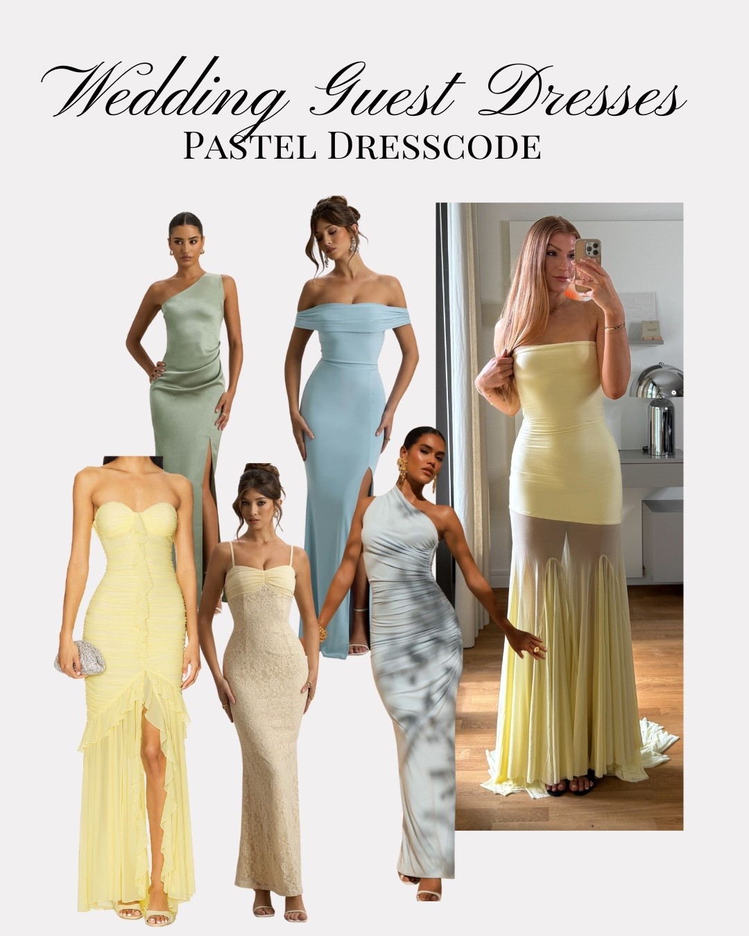 Pastel Dresscode Wedding Guest Dress 

#LTKkleider #LTKdeutschland #LTKwedding