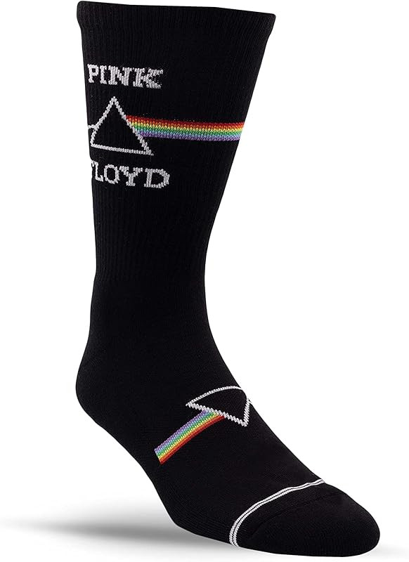 PERRI'S SOCKS - Officially Licensed Pink Floyd Short Crew Socks, Cushioned Unisex Novelty Socks, ... | Amazon (US)