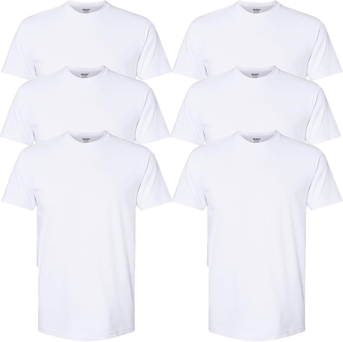 Gildan Men's Crew T-Shirts, Multipack, Style G1100 | Amazon (US)