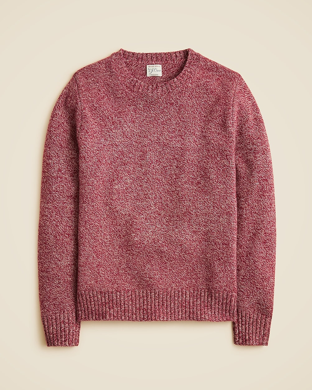 Rugged merino wool-blend marled sweater | J. Crew US