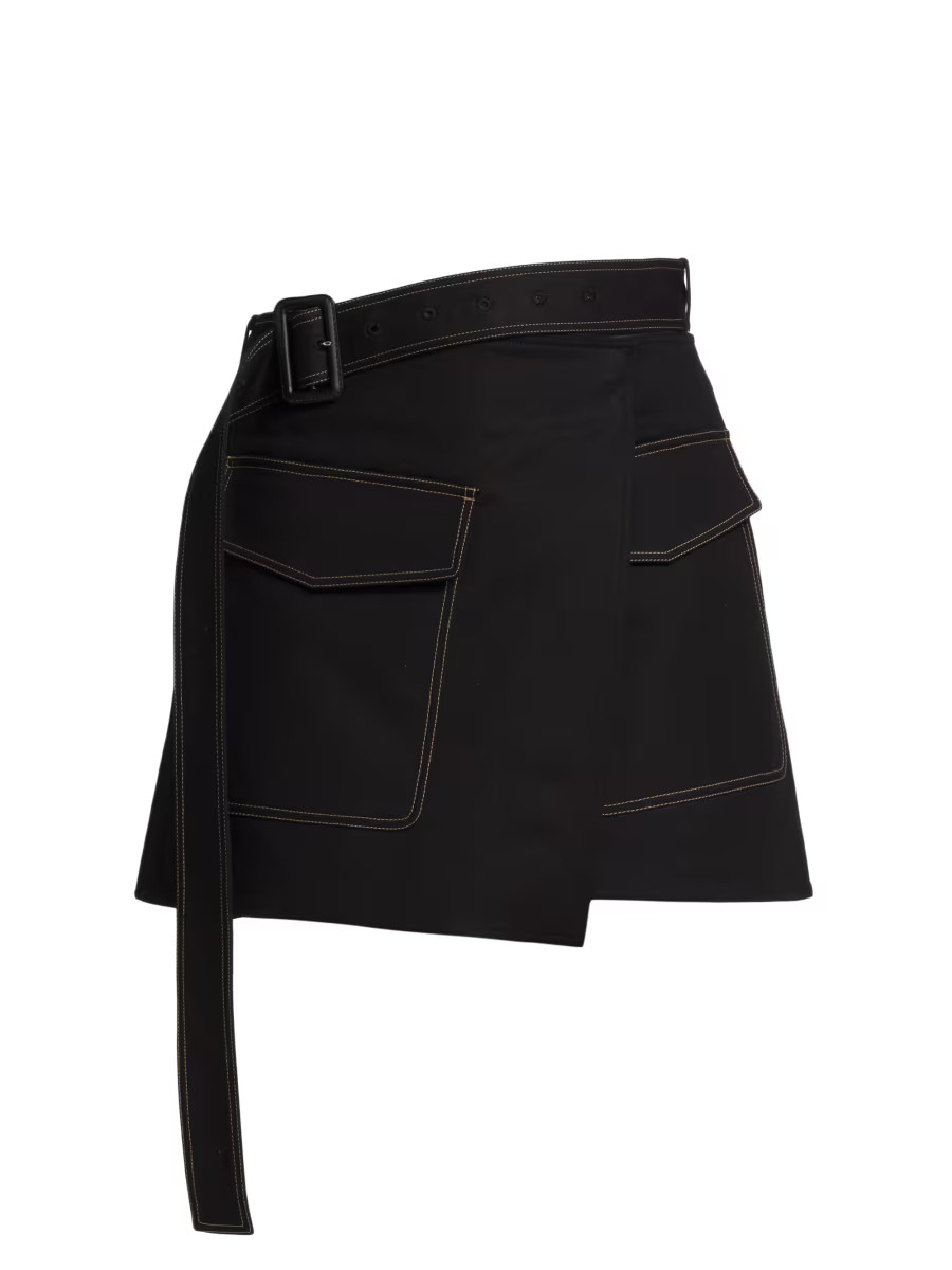 Trench Wrap Mini Skirt | Saks Fifth Avenue