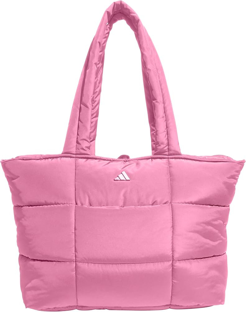 adidas Unisex Quilted Tote – Puffer Shoulder Bag | Amazon (US)