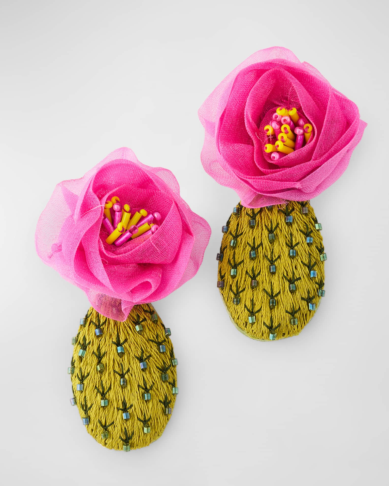 Mignonne Gavigan Cactus Flower Earrings | Neiman Marcus