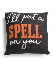 20x20 Put A Spell On You Knit Pillow | Marshalls