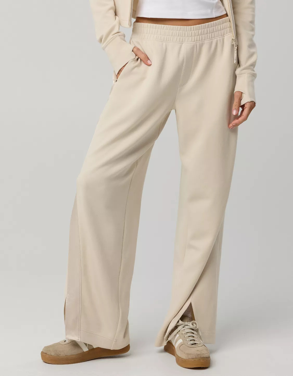 OFFLINE By Aerie ChillUp Satin Track Trouser | Aerie