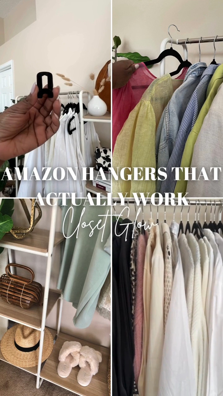 I didn’t realize a few good hangers could make such a difference—until now. Durable, non-slip, and perfectly sized to maximize every inch of your closet. #LTKFinds #ClosetHack #AmazonHome #NeatCloset #SpaceSavingTips #LifestyleOrganization #HomeUpgrade #DailyEfficiency #ClosetGoals #LTKHome 

 #LTKdayinmylife #LTKHome #LTKFindsUnder50
