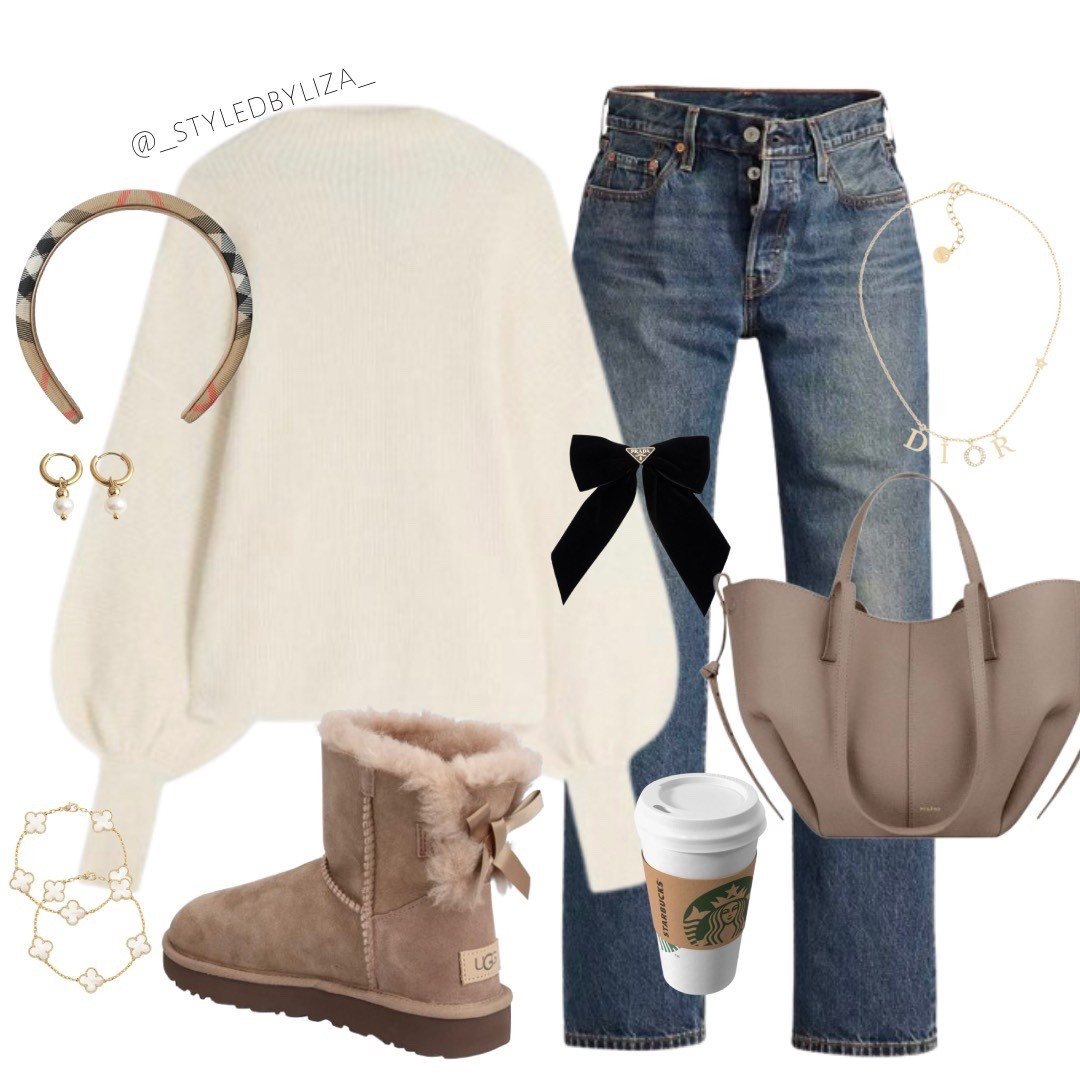 STYLING LEVIS JEANS 🤍🎀💫 (1)