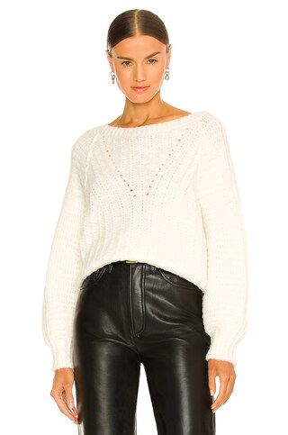 Free People Carter Pullover in Ivory from Revolve.com | Revolve Clothing (Global)