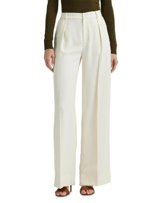 Pleated High Rise Wide Leg Pants | Bloomingdale's (US)