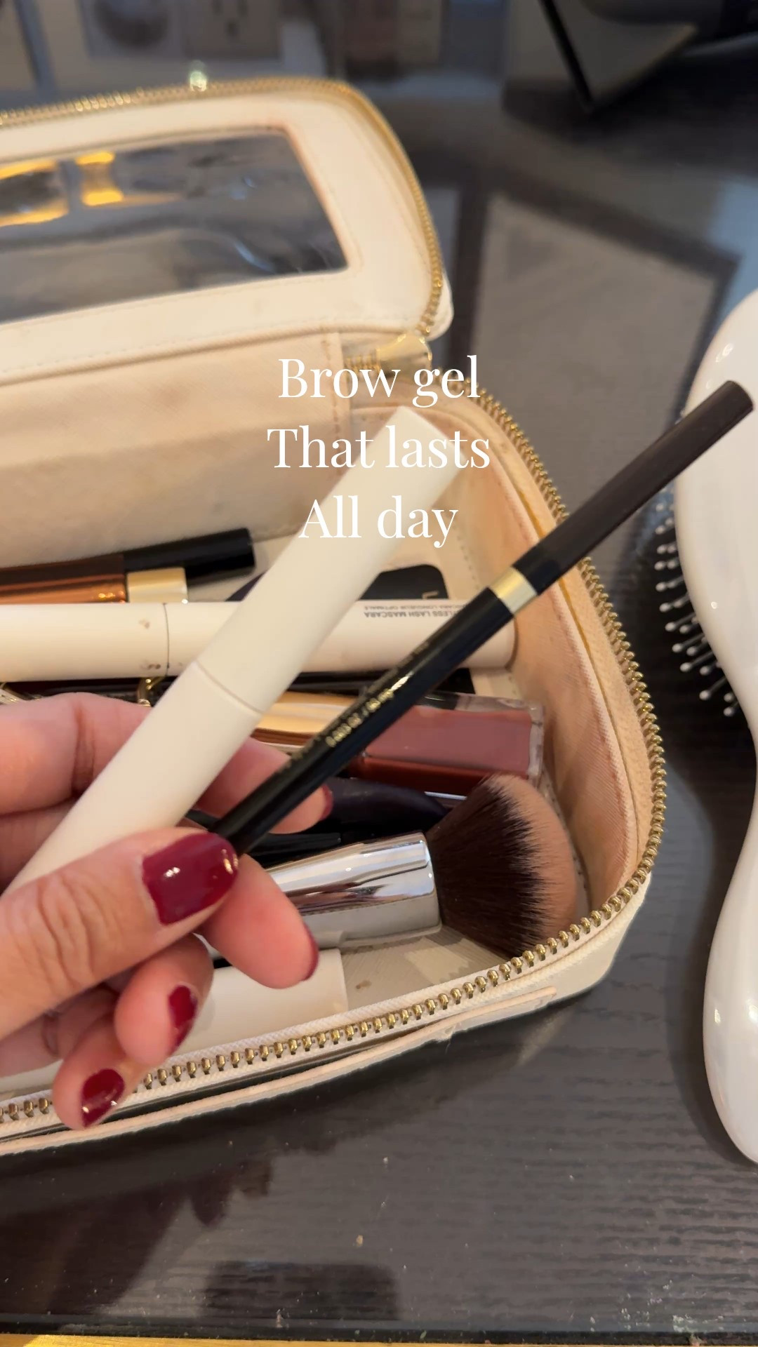 Travel style. Makeup essentials in my travel bag. Quick makeup routine  
- Clear makeup bag is great for travel for its size, durability, and easy to see what you have in it. I also have the bigger size and keep them on my bathroom counter since they look pretty too. 
- Cushion foundation is a great clean-er option Kbeauty product. Won’t crack or spill during travel. Easy to use pat on formula that leaves a dewy finish. 
- Brow pencil and brow gel are a must for me.  I always keep a backpack brow pencil in my bag too. 
- Clean beauty mascara that has been my all around favorite for years. I just got it in the dark brown color and love that shade for daytime no makeup look. 
- Blush stick is another easy to travel beauty product because it won’t spill or crack. My shades are  tan line or toasted teddy. 
- Lip oil that has color like a lip gloss. I layer over lipstick for more impact. These clean formulas have also been my go to for years. My newest color additions are lipstick in ginger peach shade  and lip oil in biarritz. 


#LTKBeauty #LTKOver40 #LTKTravel