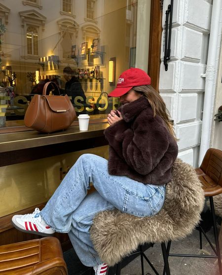 Mietis, Adanola, Na-kd, Free people, Adidas, Asos, transitional outfit, transitional style, winter outfit, winter fashion, brown fur jacket, faux fur coat, red baseball cap, Adidas sambas, loose fit jeans, baggy jeans, tote bag, brown handbag, winter outfit ideas, style inspiration 

#LTKeurope #LTKSeasonal #LTKstyletip