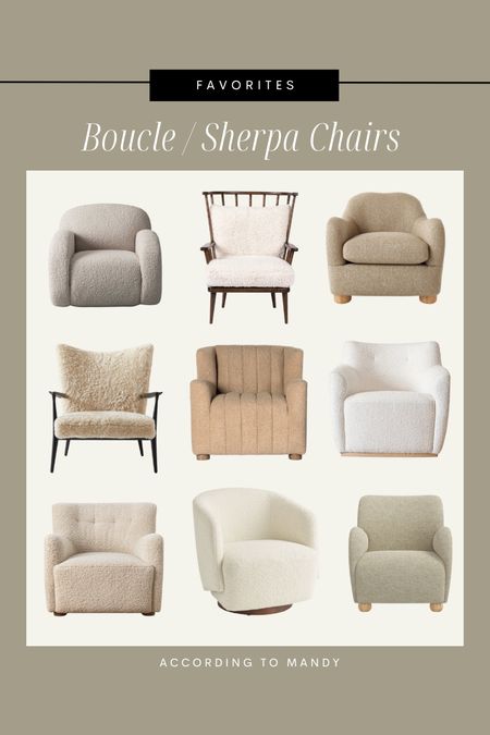 Boucle/Sherpa accent chairs



#LTKSale #LTKFind #LTKhome