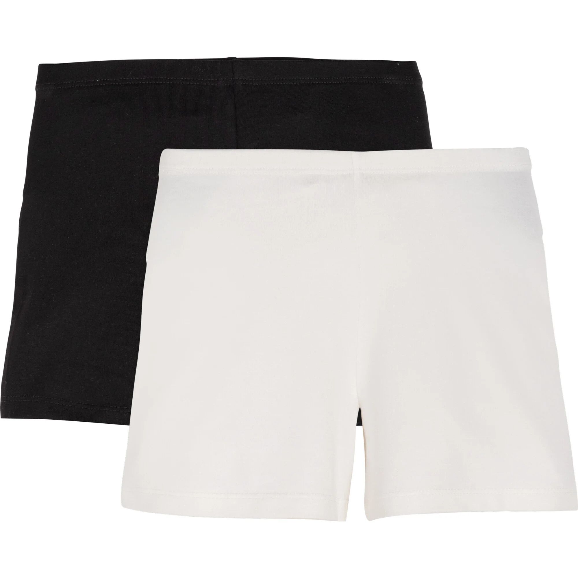 Amalie Cartwheel 2-Pack Shorts, Ivory & Black | Maisonette