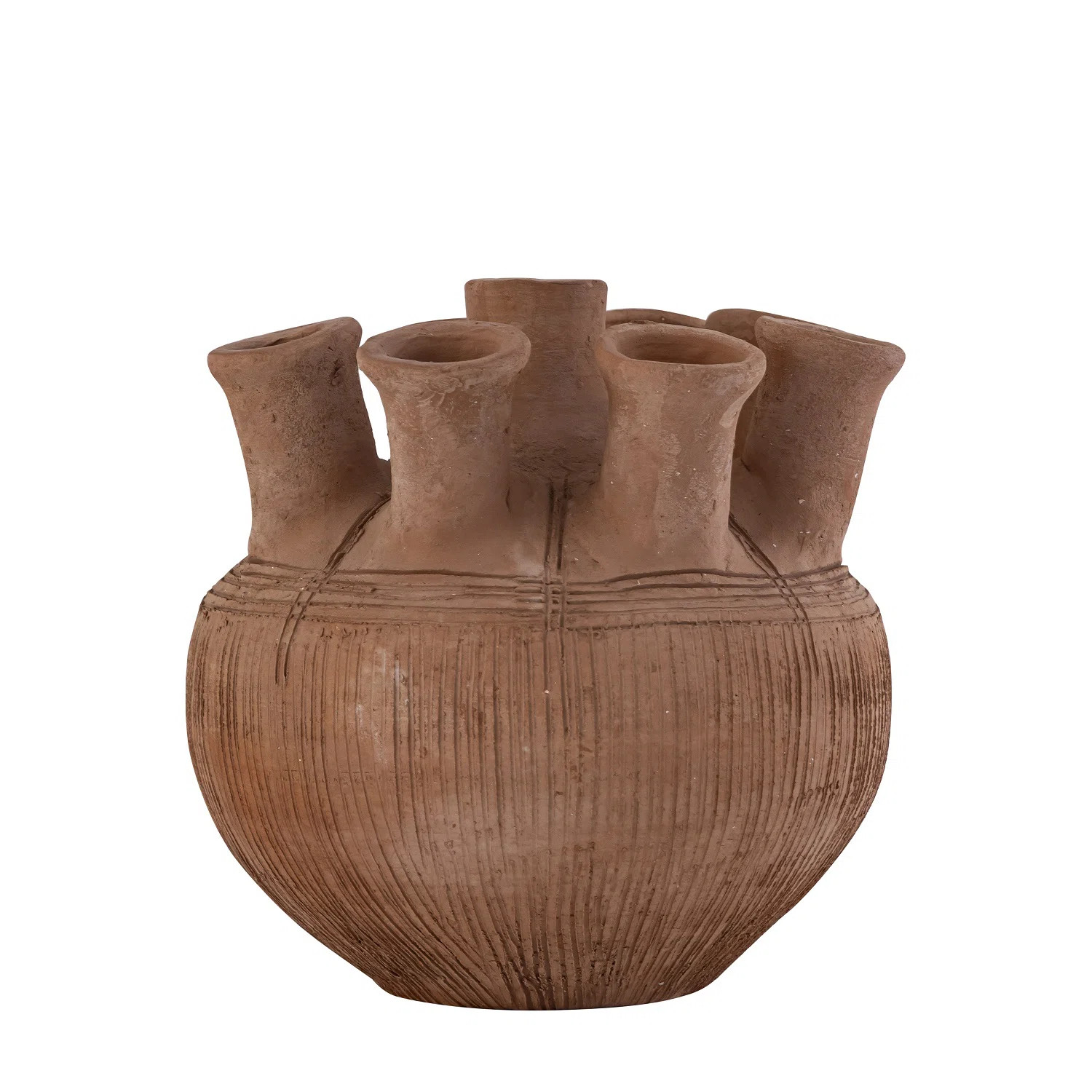 Terracotta Vase Dia 7.5" X 7" H | Wayfair North America