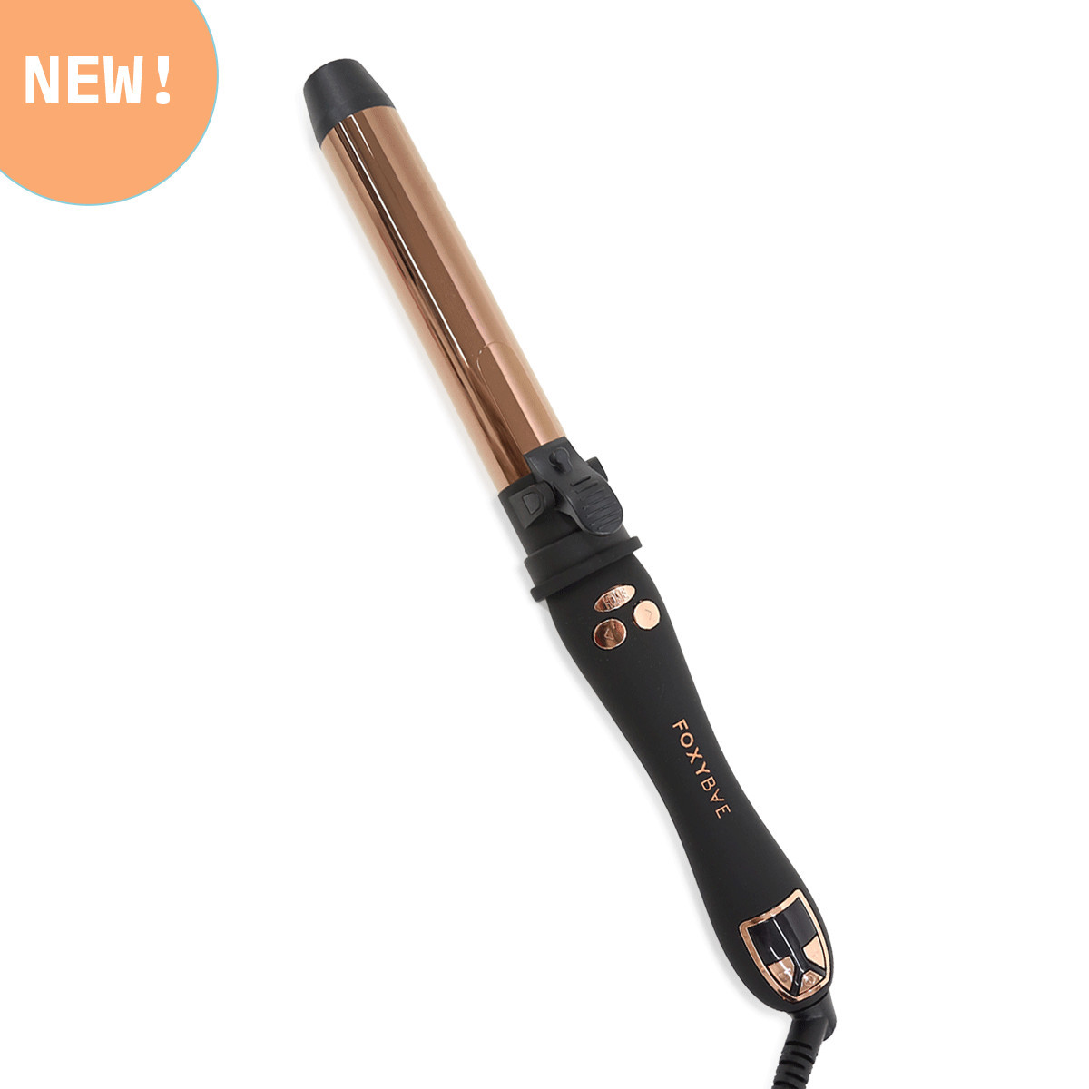 ROSE GOLD TITANIUM ROTATING CURLER | FoxyBae 