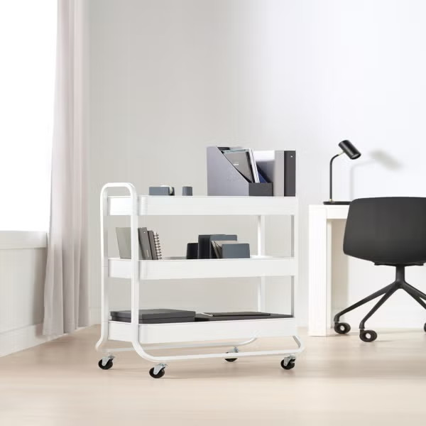 The Container Store Large 3-Tier Rolling Cart | The Container Store