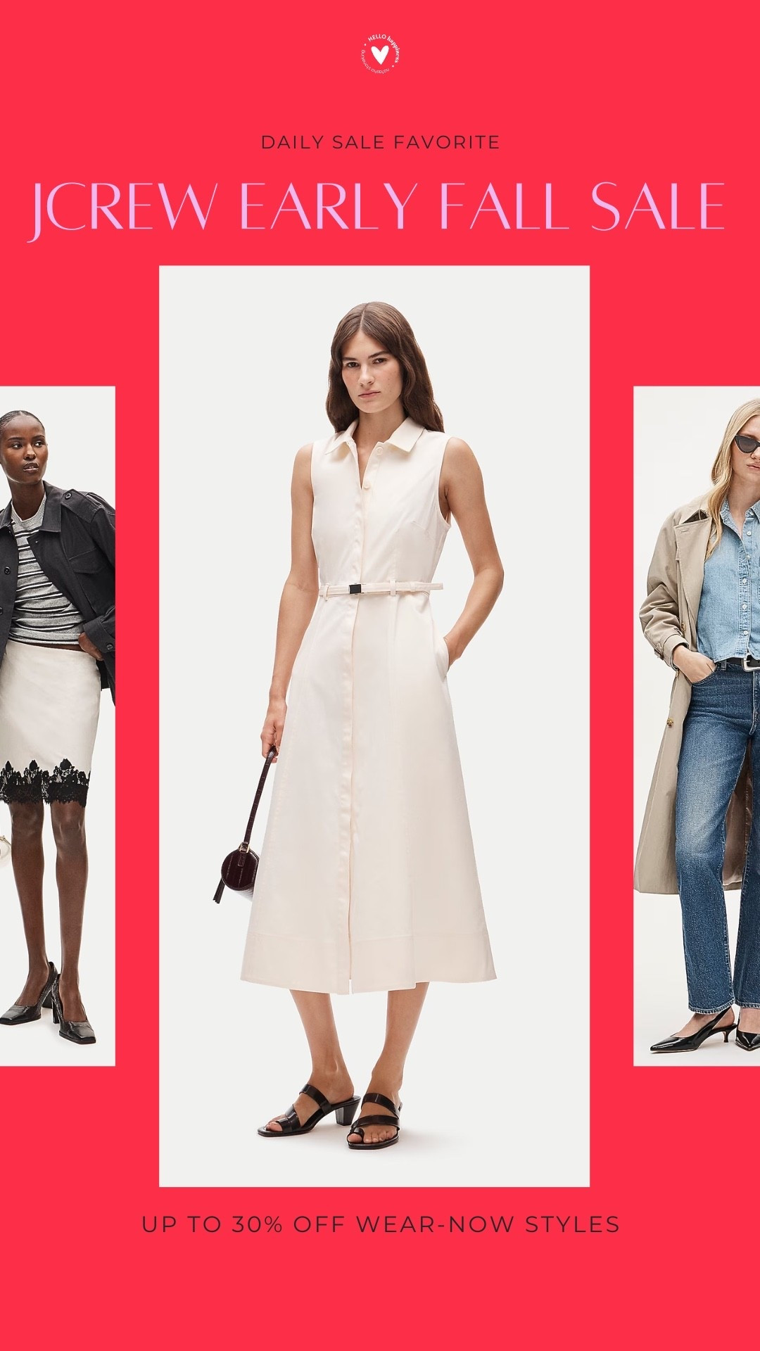 J.Crew is making the fall wardrobe refresh VERY tempting 👀🍂 Up to 30% off wear-now styles—from everyday basics to those polished pieces you’ll wear on repeat!

#LTKootd #LTKSaleAlert #LTKSeasonal