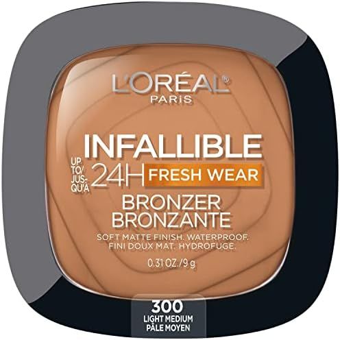 L'Oreal Paris Infallible Up to 24H Fresh Wear Soft Matte Longwear Bronzer. Waterproof, heatproof, hu | Amazon (US)