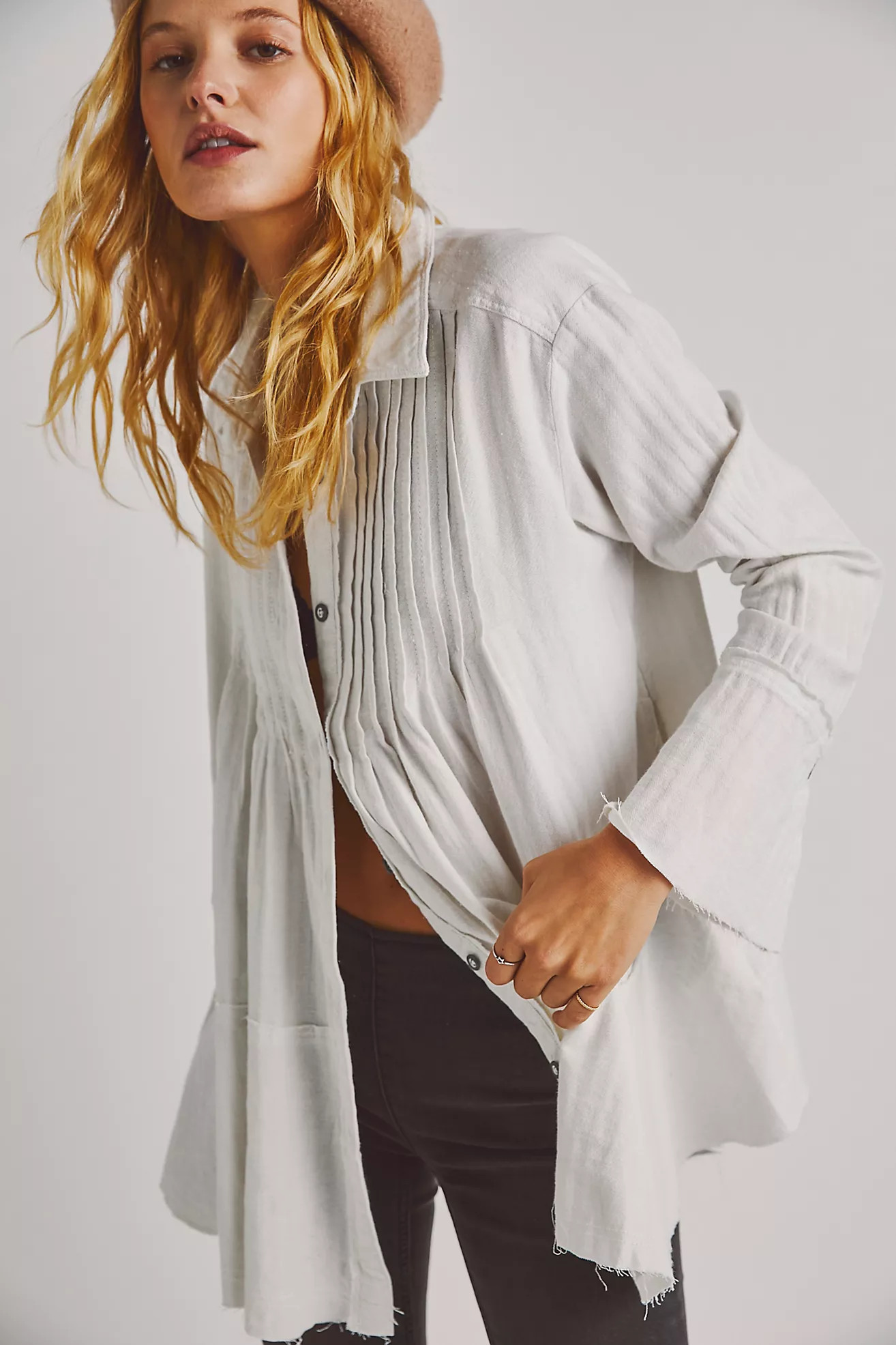 Brooks Pintuck Top | Free People (Global - UK&FR Excluded)