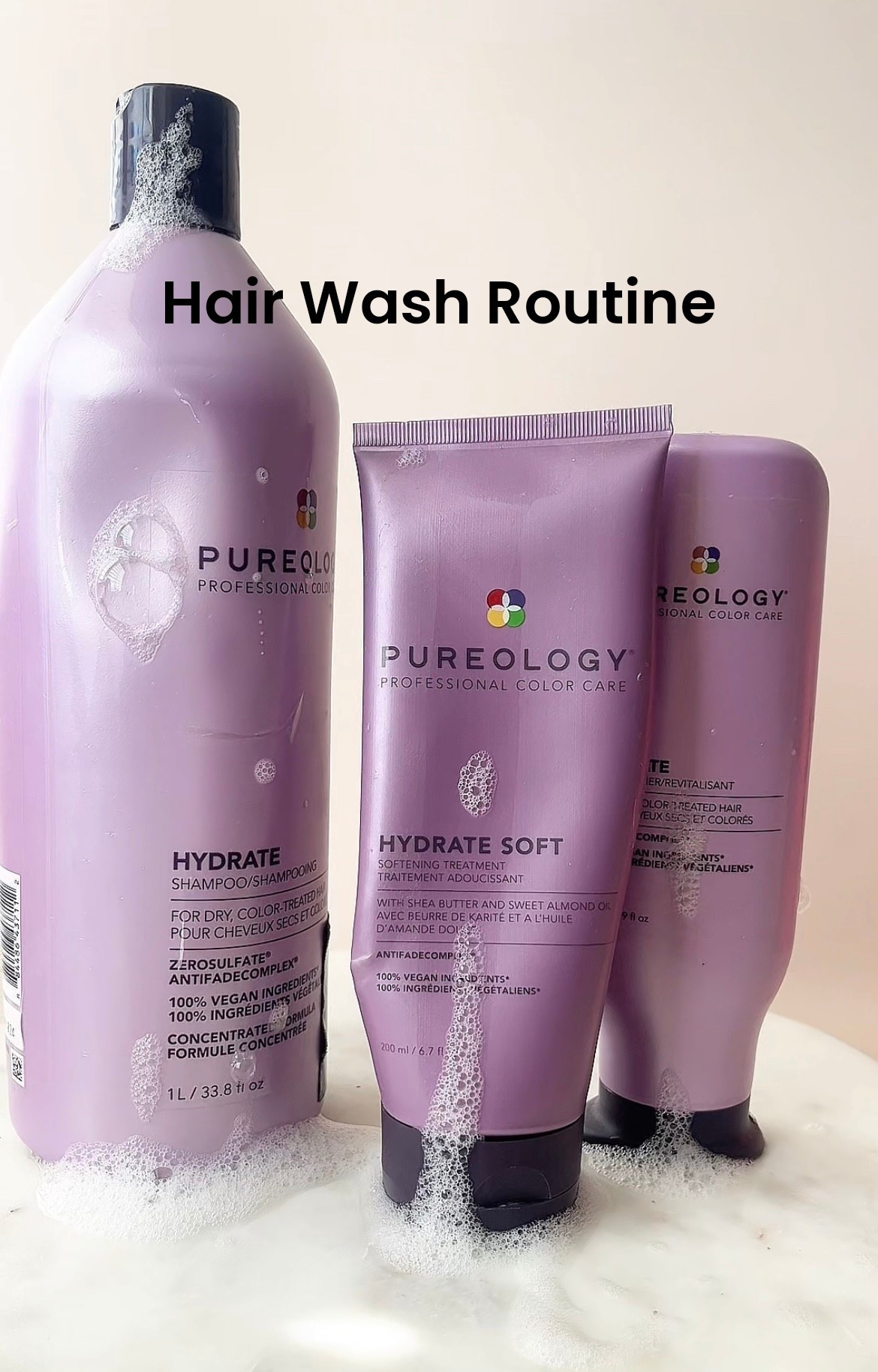 Hair Wash Routine 💜 
Extreme Hydration 