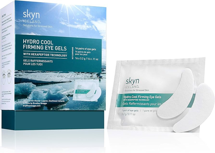 skyn ICELAND Hydro Cool Firming Eye Gels: Under-Eye Gel Patches to Firm, Tone and De-Puff Under-E... | Amazon (US)