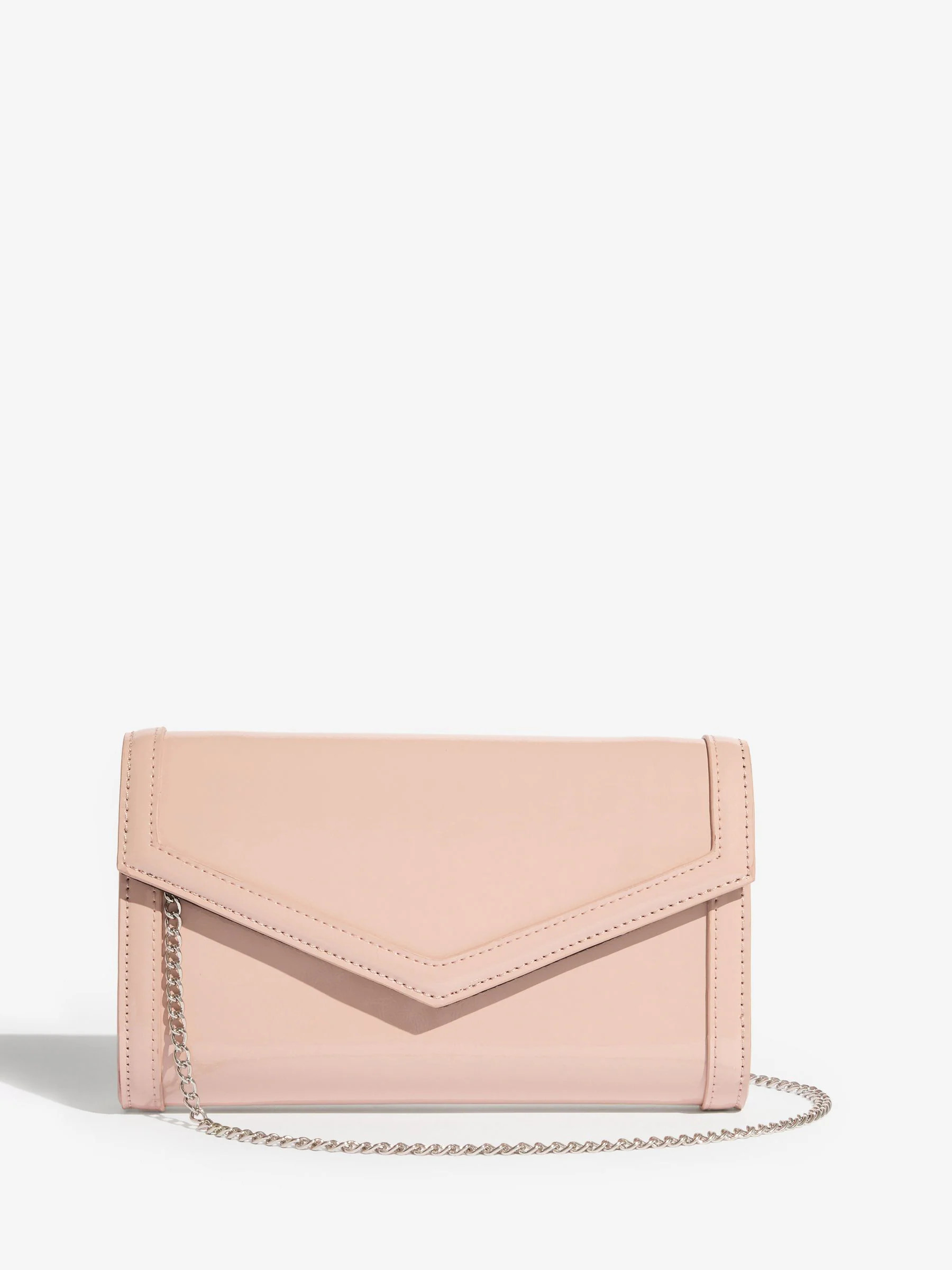 Lipsy Lipsy Nude Envelope Clutch Bag | Next US