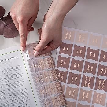 DiverseBee Laminated Bible Tabs (Rose Gold Embossed Lettering), Bible Journaling Supplies, Bible ... | Amazon (US)
