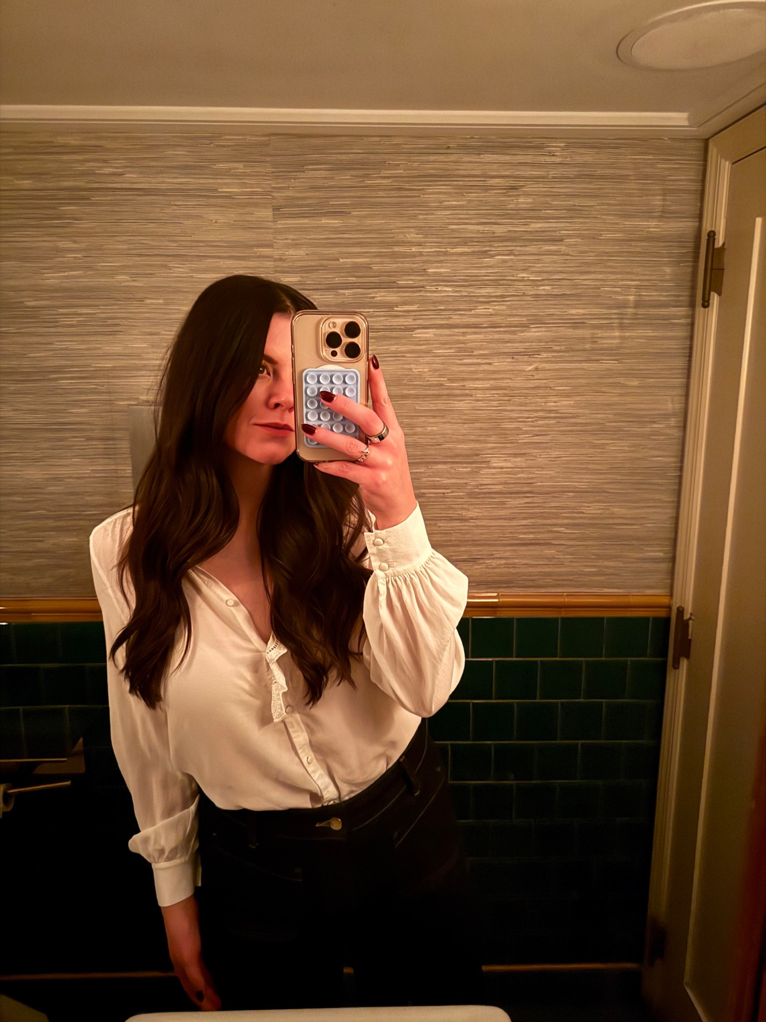 Favorite date night combo: Sézane chlo blouse and wide leg jeans 

#LTKMidsize #LTKStyleTip
