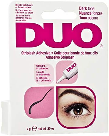 DUO Strip EyeLash Adhesive for Strip Lashes, Dark Tone, 0.25 oz | Amazon (US)