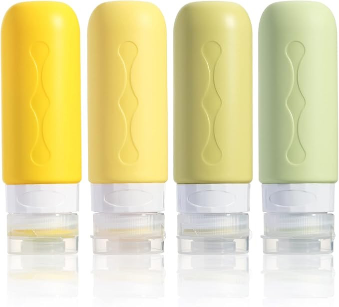 Gemice Travel Bottles for Toiletries Tsa Approved Travel 3oz Size Containers BPA Free Leak Proof ... | Amazon (US)