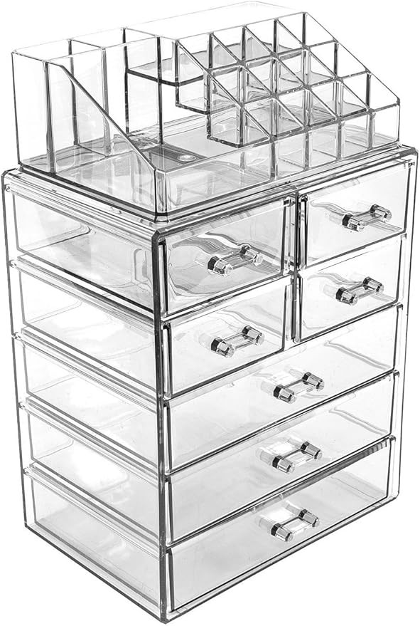 Sorbus Acrylic Cosmetic Makeup and Jewelry Storage Case Display - Spacious Design - for Bathroom,... | Amazon (US)