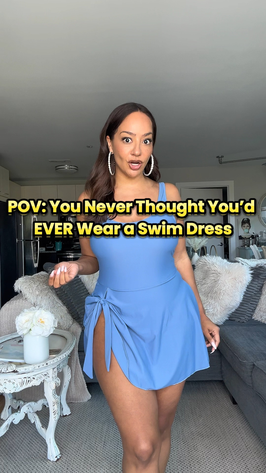 NEVER thought I would like a swim dress but here we are! Perfect for someone who wants more of a modest look at the beach 🏖️ 

SIZING ⬇️

5’3 
155 lbs
Size 8 
Bust: 34DDD/36DD
Waist: 28”
Hips: 43”
Wearing Size M

Additional styles and plus size options included! 

#modestswim
#swimdress
#modestswimwear
#swimwear
#swimsuits

#LTKSwim #LTKFindsUnder50 #LTKStyleTip