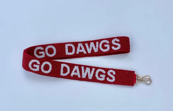 UGA Beaded Purse Straps University of Georgia Football - Etsy | Etsy (US)