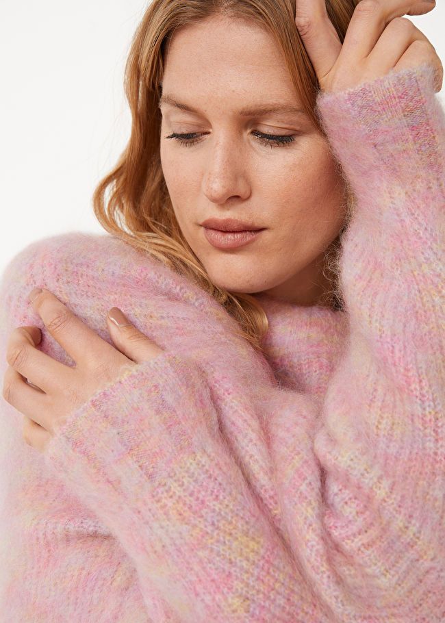Fuzzy Mohair Sweater | Pink Sweater Sweaters | Winter Outfit Inspo | Budget Fashion | & Other Stories US