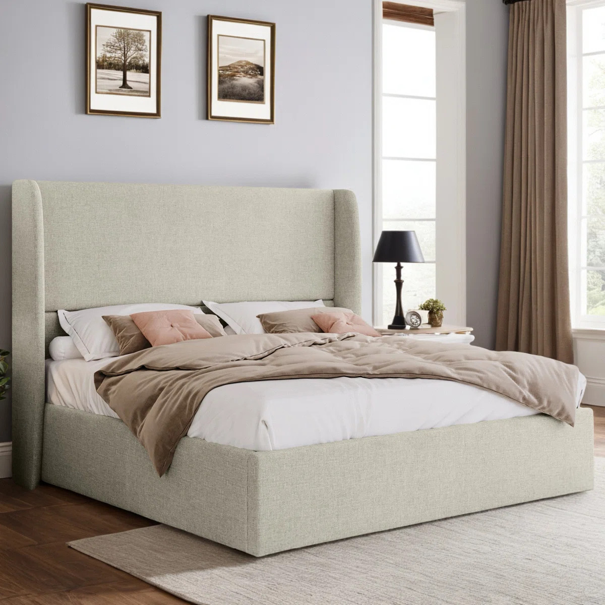 Brooklinn Upholstered Platform Storage Bed | Wayfair North America