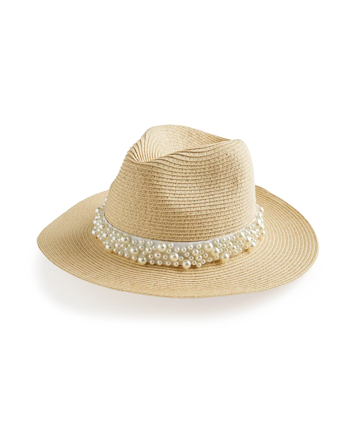 Pearl Band Hat - Ivory/Natural | Boston Proper | Boston Proper