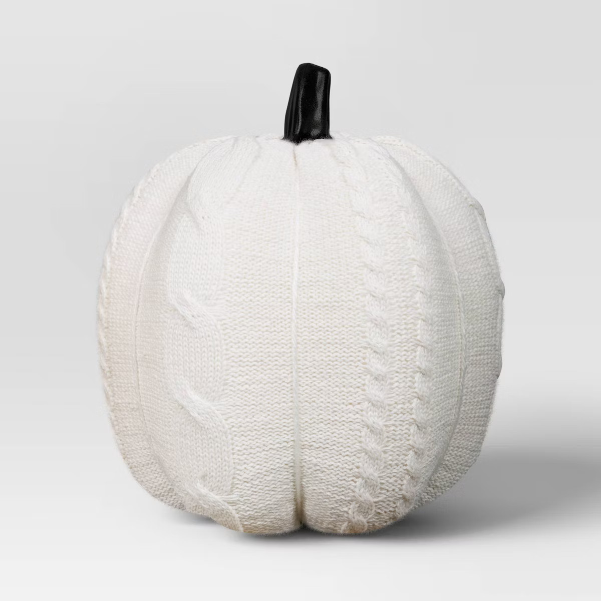 8.75" Halloween Knit Cable Pumpkin White - Hyde & EEK! Boutique™ | Target