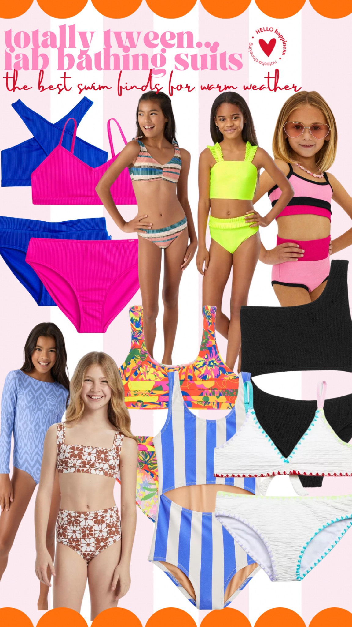 the absolute cutest and most age appropriate tween bathing suits | 

#LTKtravel #LTKswim #LTKkids