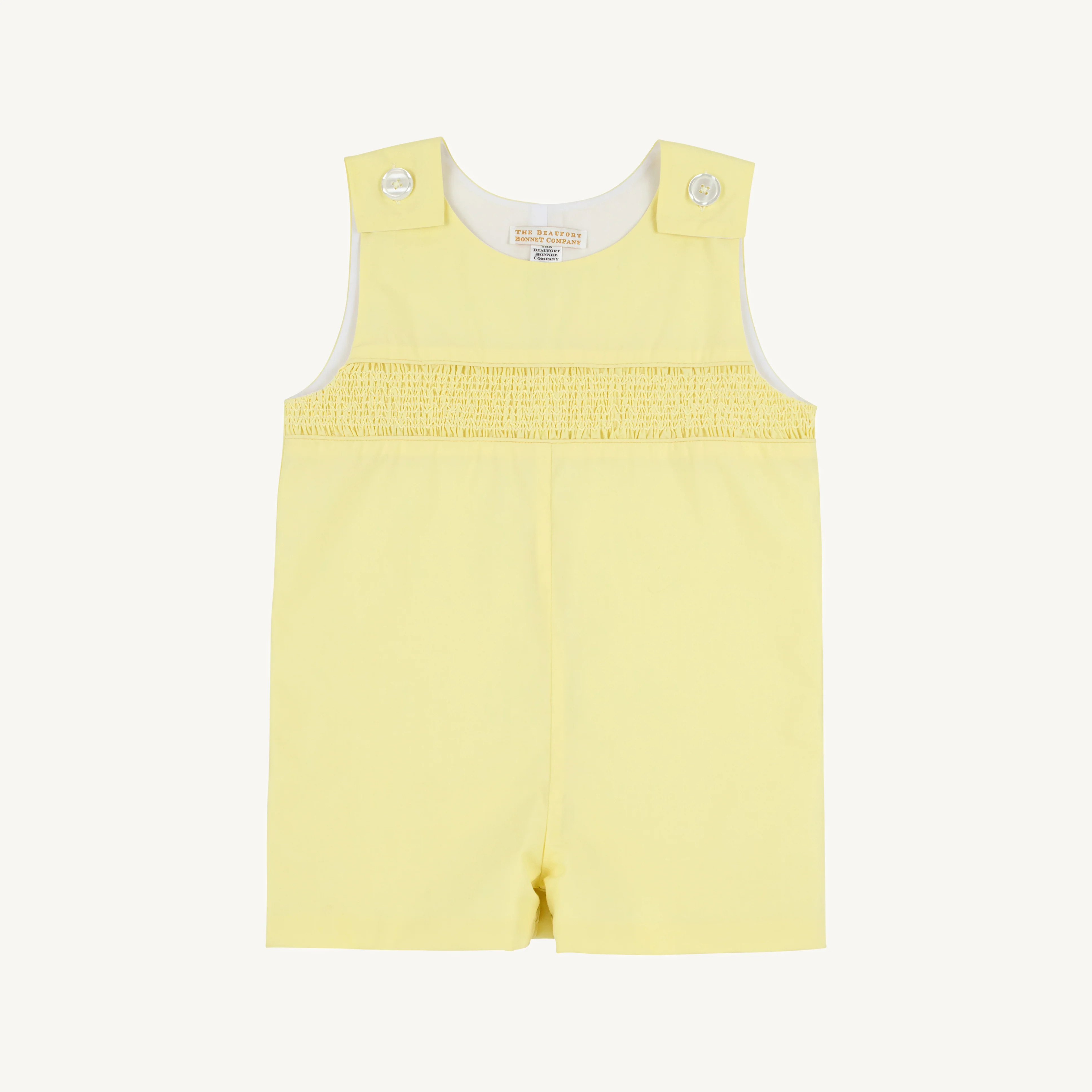 Snyders Smocked Jon Jon - Lake Worth Yellow | The Beaufort Bonnet Company
