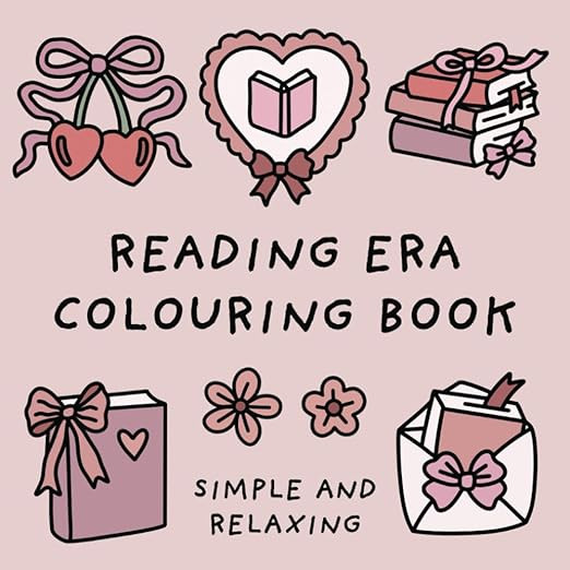 Reading Era Colouring Book (Simple and Relaxing Bold Designs for Adults & Children) (Simple and R... | Amazon (US)