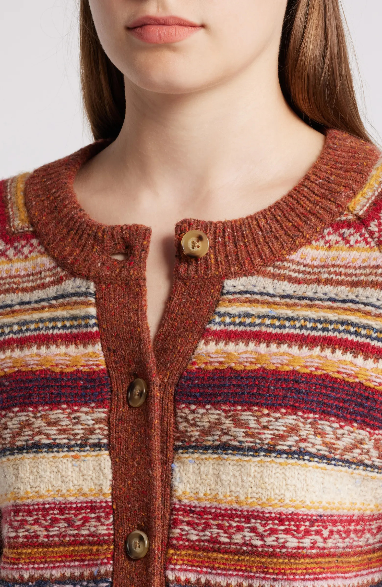 Fair Isle Wool Blend Cardigan | Nordstrom