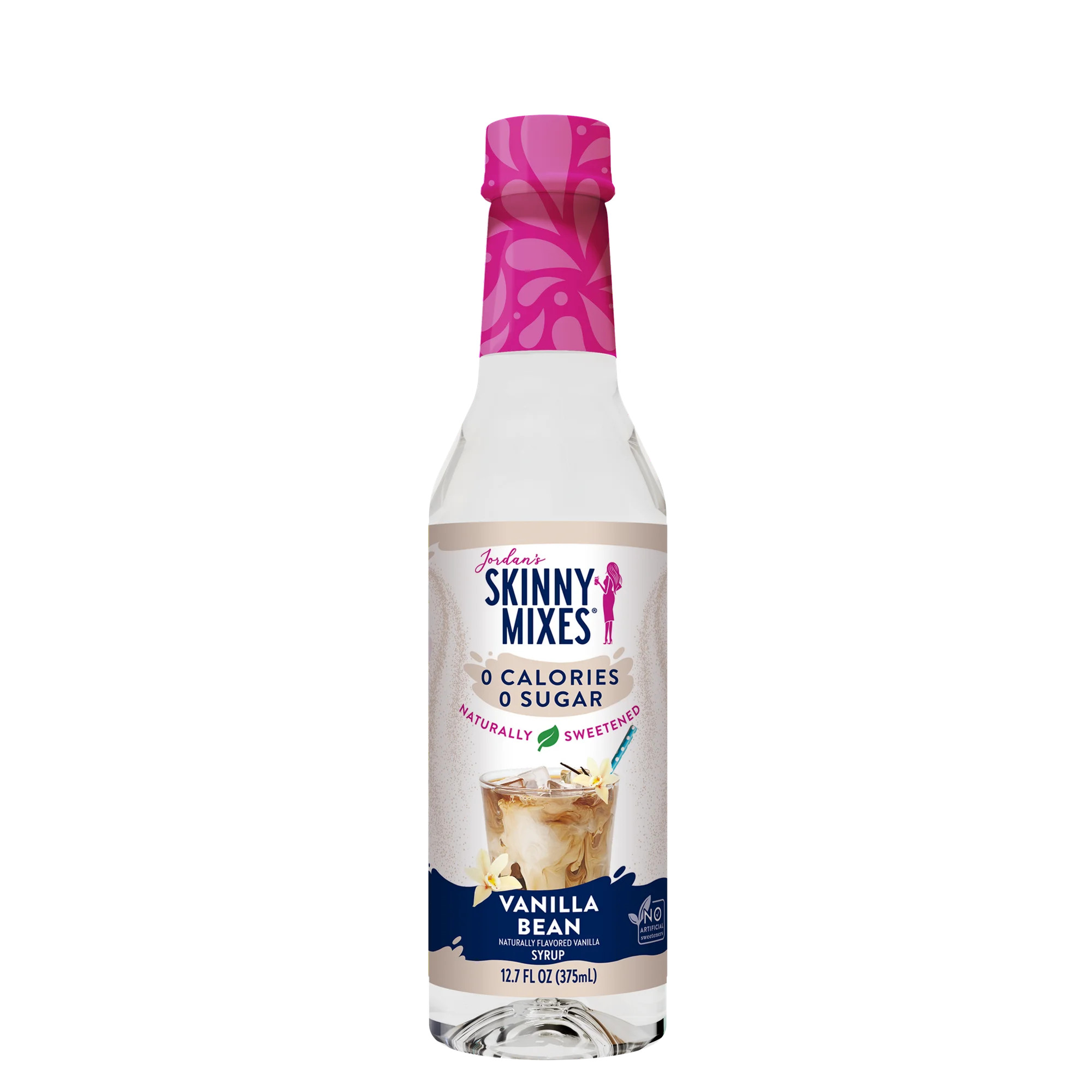 Jordan's Skinny Mixes, Naturally Sweetened Vanilla Bean, Plastic Bottle Syrup, Gluten - Free & Ko... | Walmart (US)